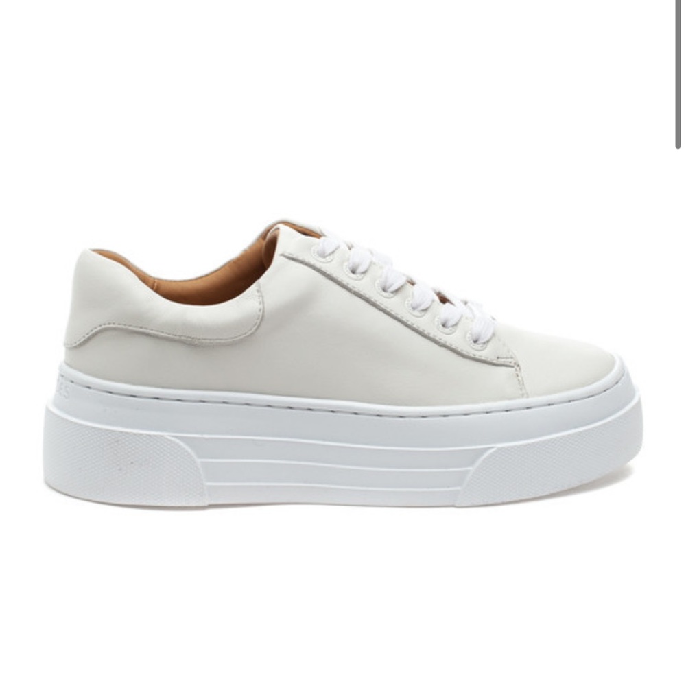 NWT J/SLIDES AMANDA White Leather Sneaker